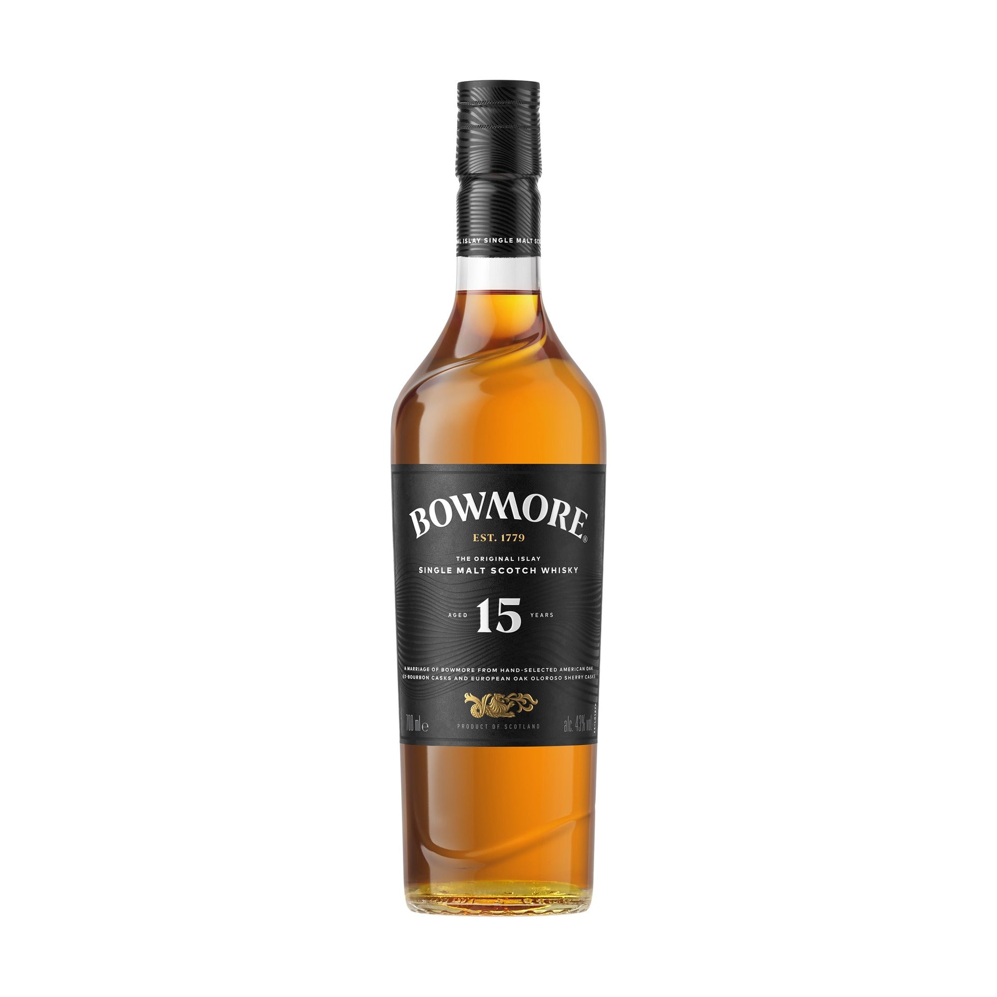 Bowmore 15 Year Old Single Malt Scotch Whisky 1L