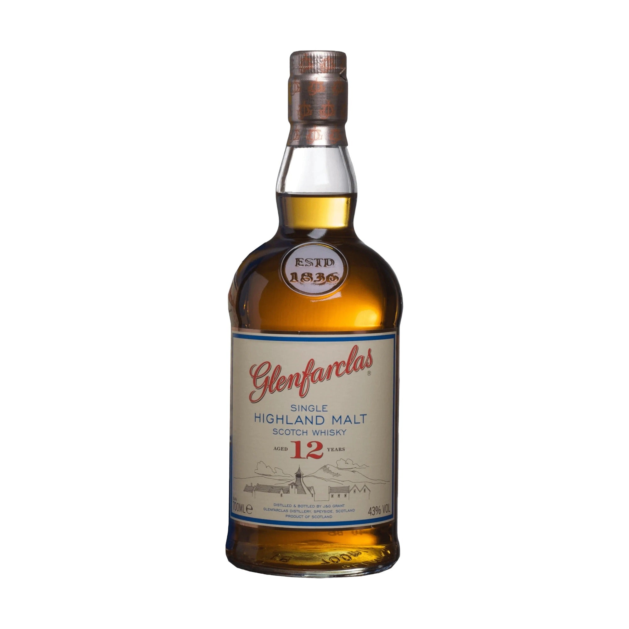 Glenfarclas 12 Year Old Single Malt Scotch Whisky 700ml