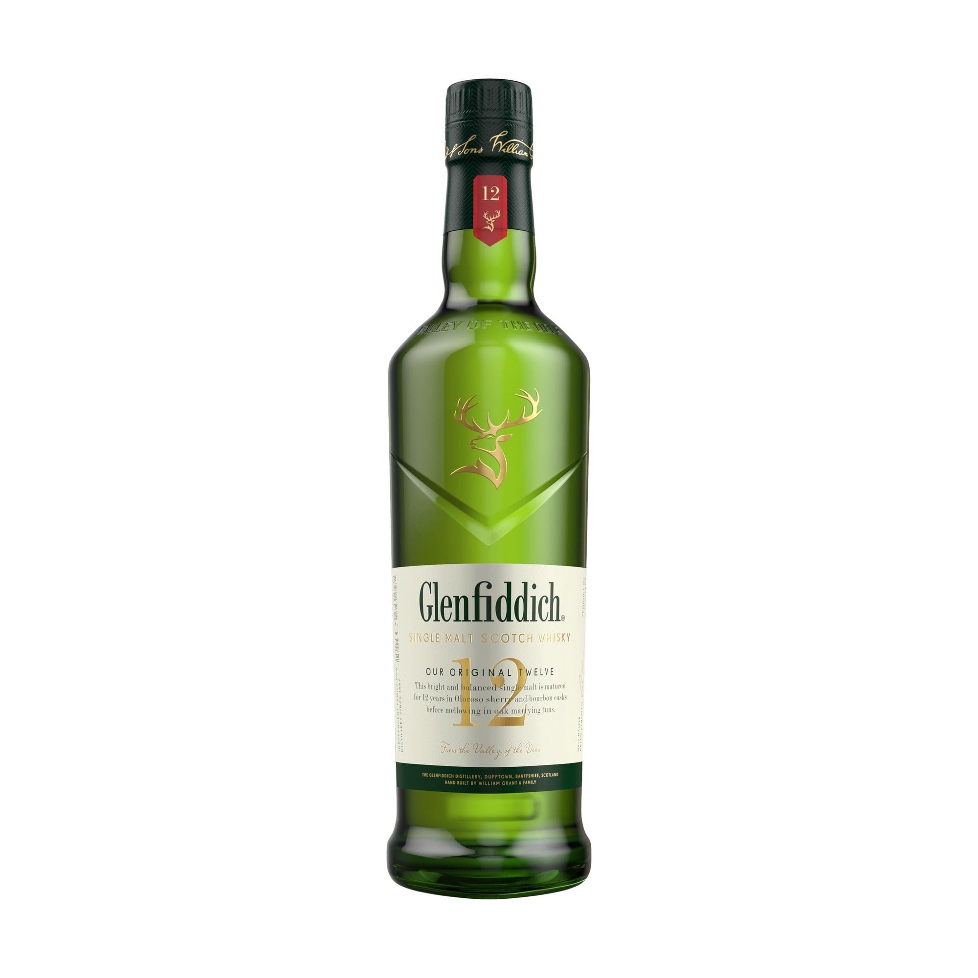 Glenfiddich 12 Year Old Single Malt Scotch Whisky 700ml