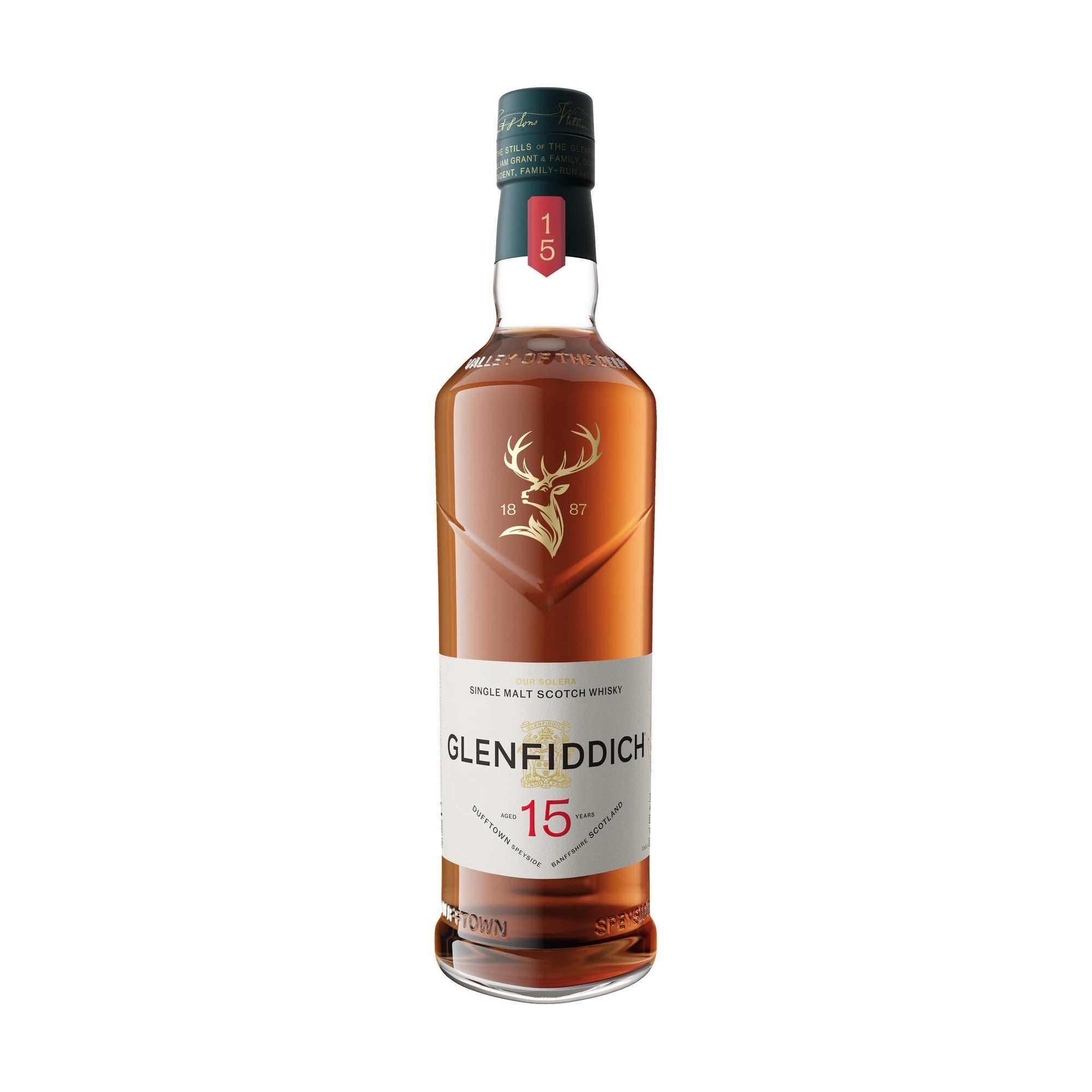 Glenfiddich 15 Year Old Single Malt Scotch Whisky 750ml