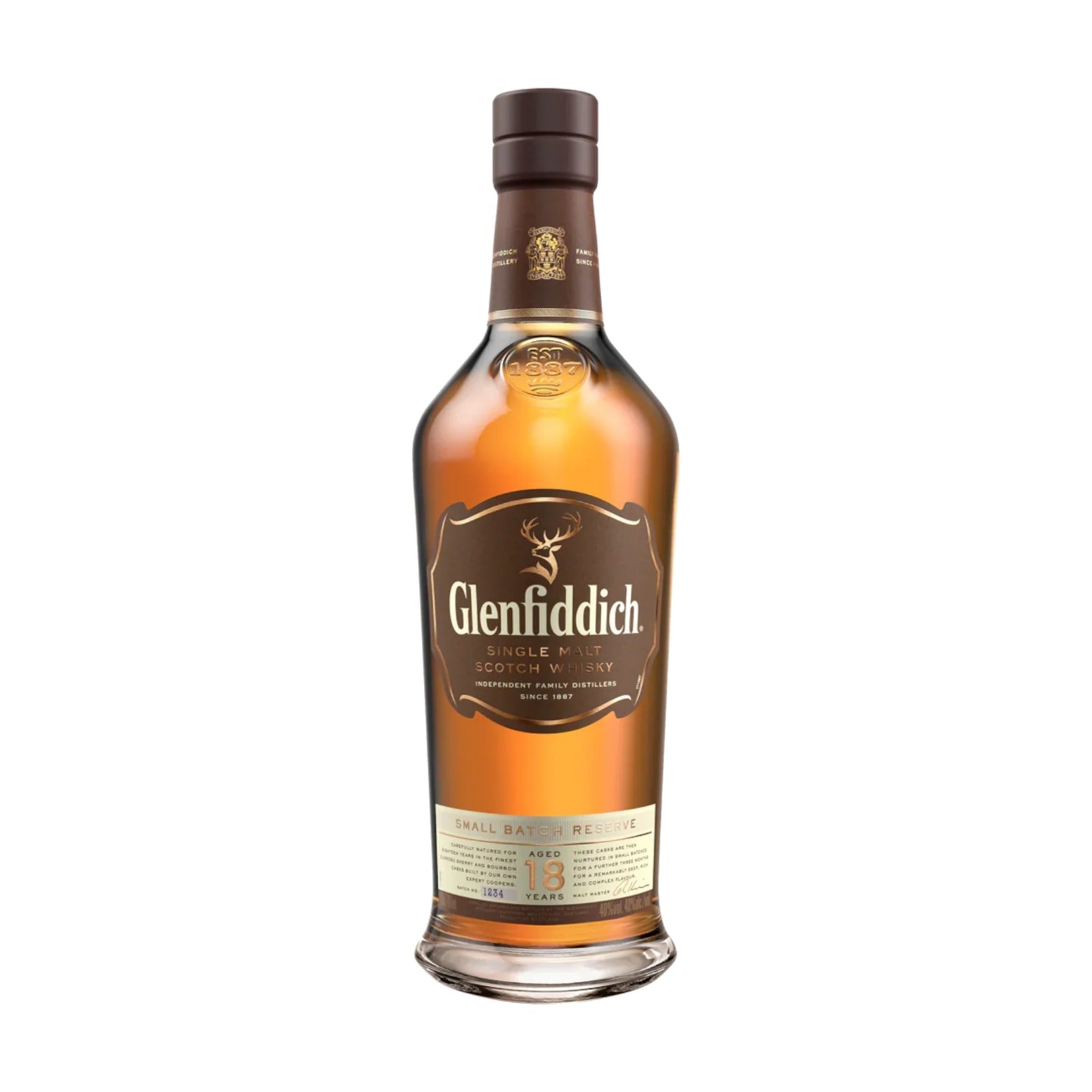 Glenfiddich 18 Year Old Single Malt Scotch Whisky 750ml