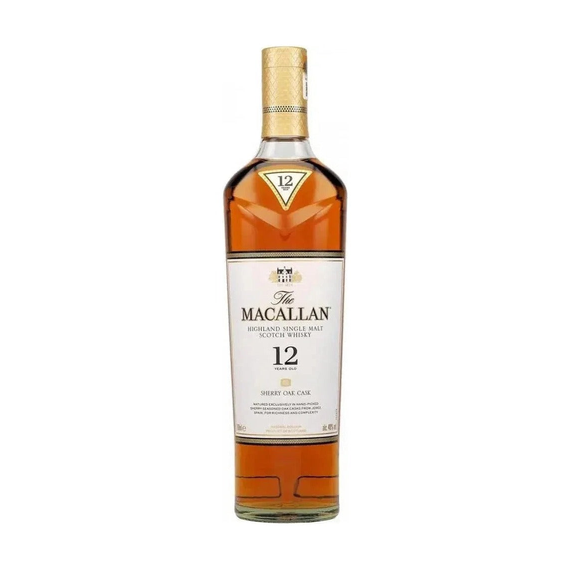 The Macallan 12 Year Old Sherry Oak Single Malt Scotch Whisky 700ml