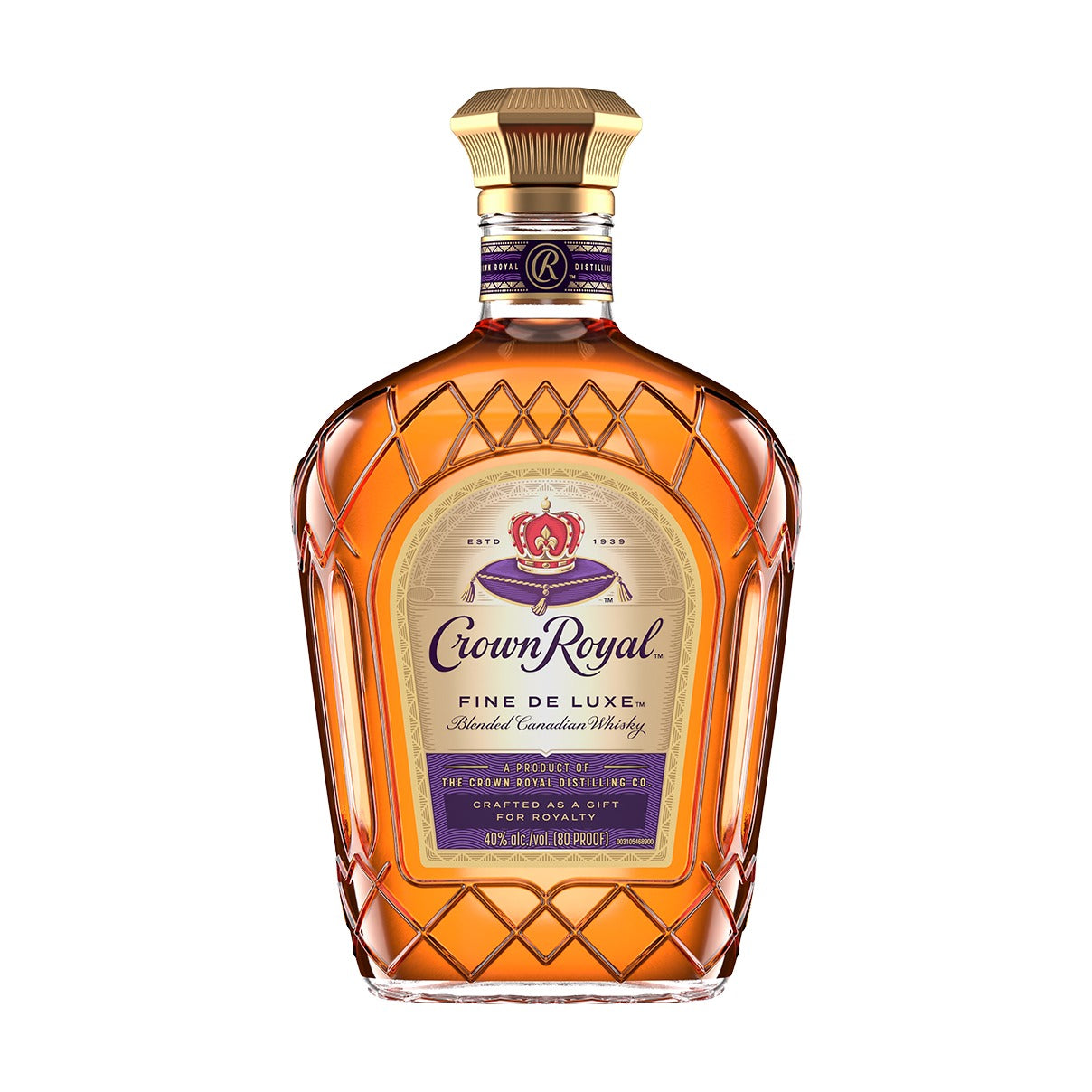 Crown Royal Fine De Luxe Blended Canadian Whisky 750ml