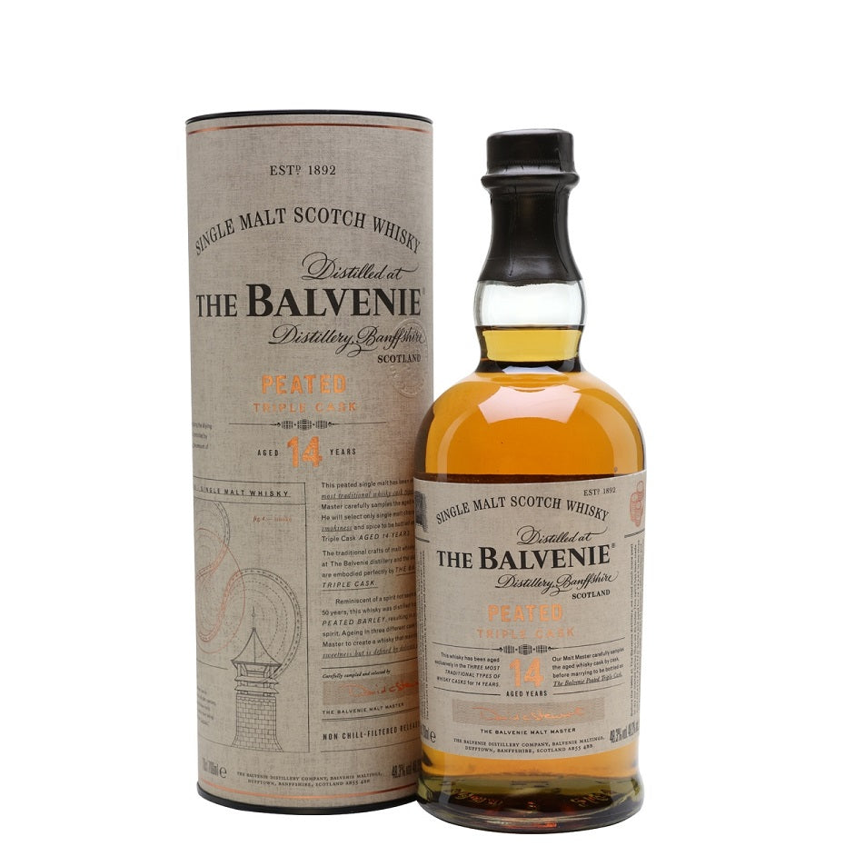 The Balvenie 14 Year Old Peated Triple Cask Single Malt Scotch Whisky 700ml