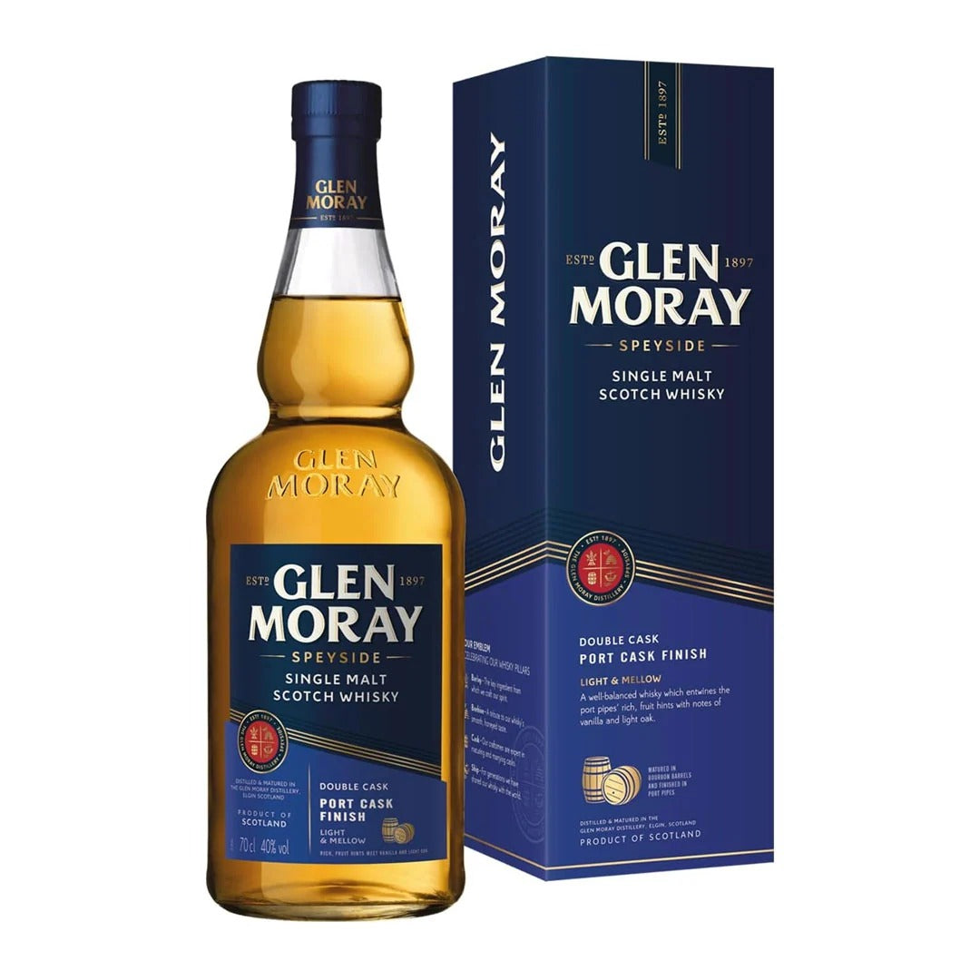 Glen Moray Port Cask Finish Single Malt Scotch Whisky 700ml