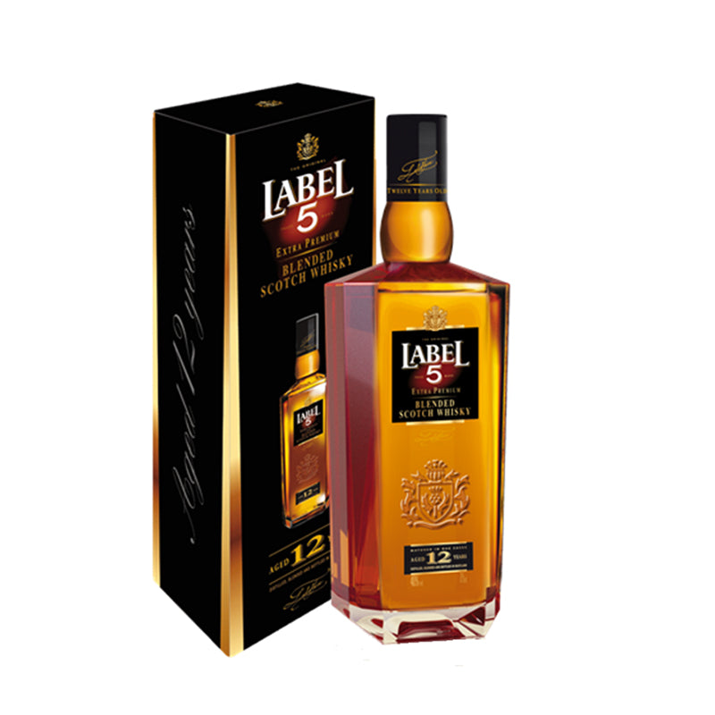 Label 5 12 Year Old Blended Scotch Whisky 700ml