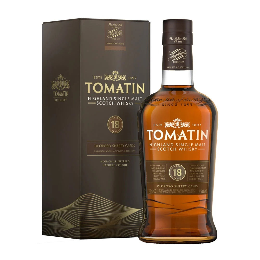 Tomatin 18 Year Old Single Malt Scotch Whisky 700ml