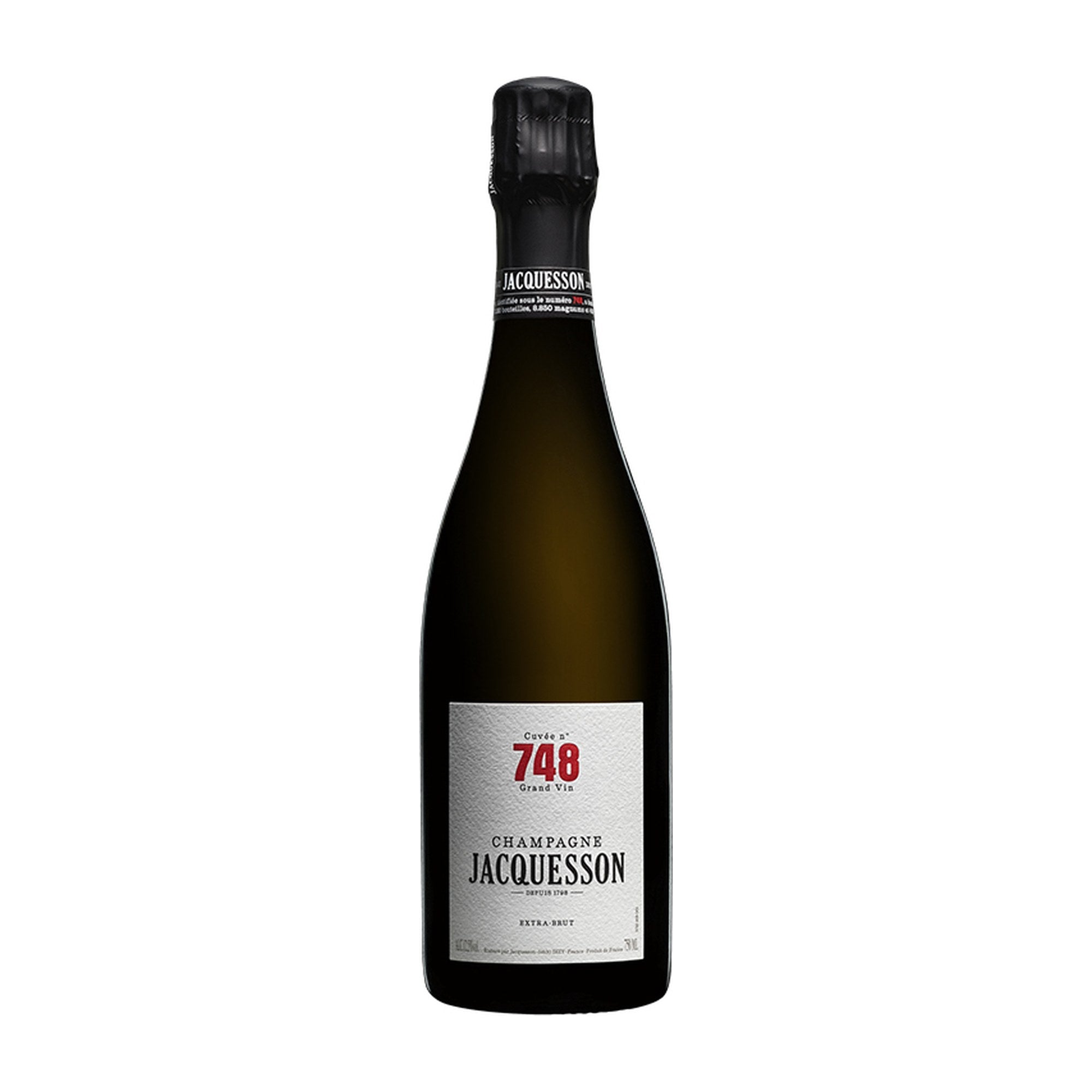 JACQUESSON CUVEE 748 EXTRA BRUT NV 750ml bottle