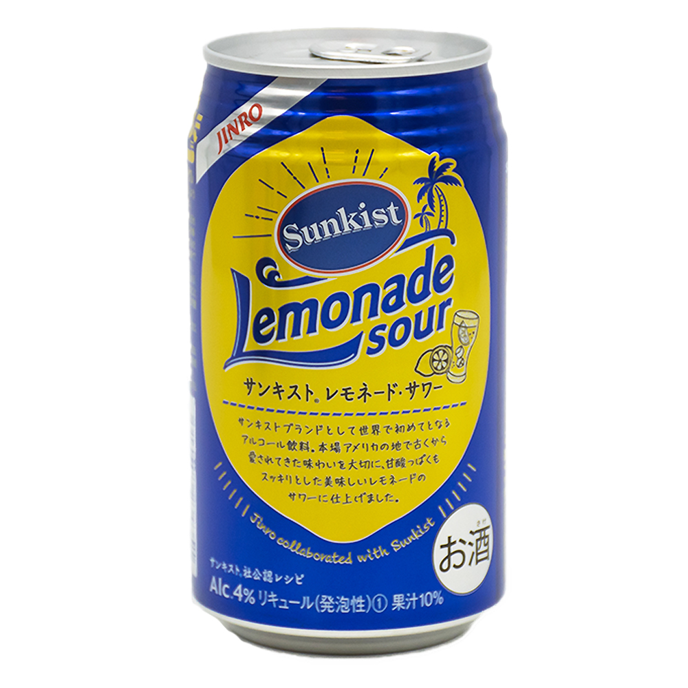 Jinro Sunkist Lemonade Sour 350ml Can