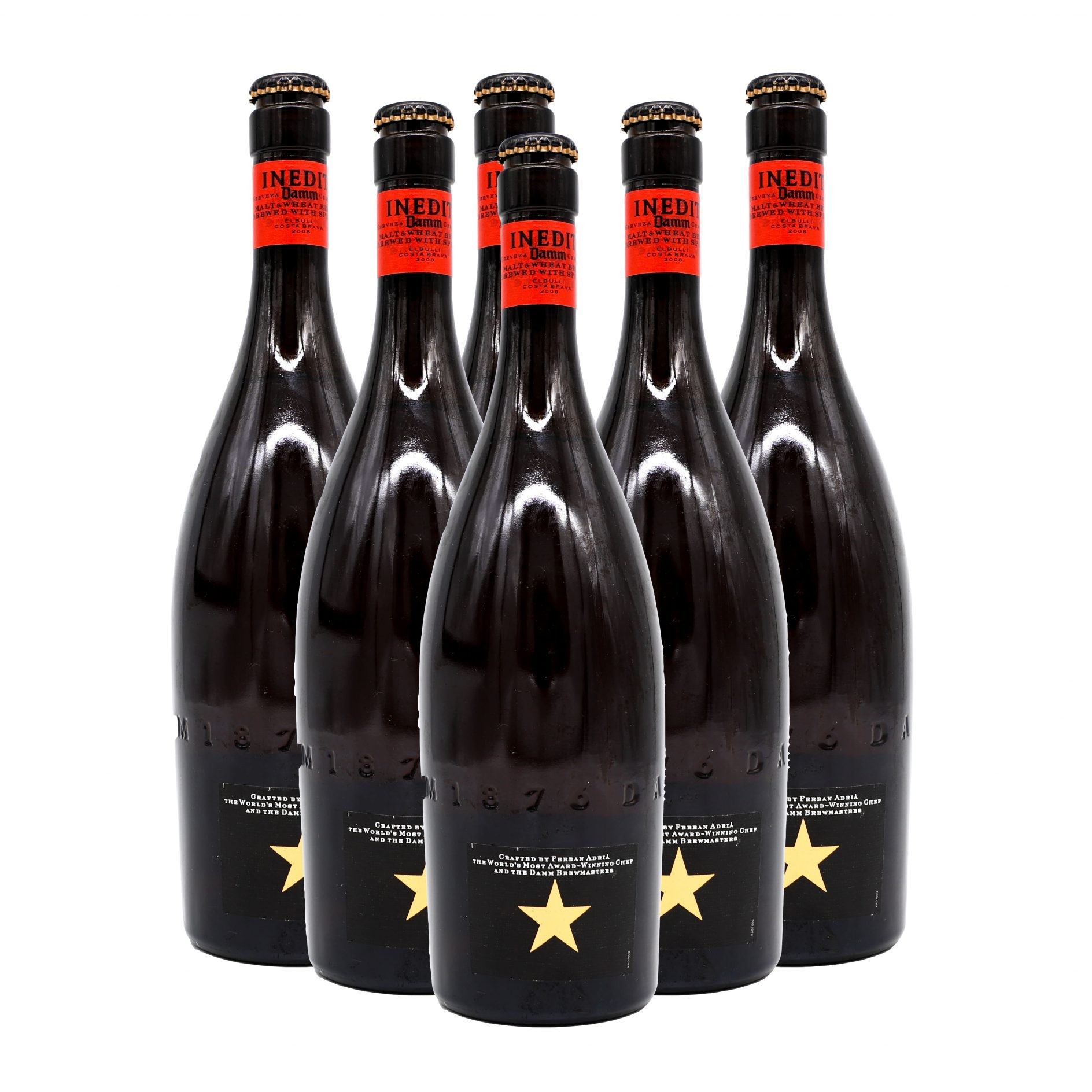 Estrella Damm Inedit Beer 6 x 750ml Bottles