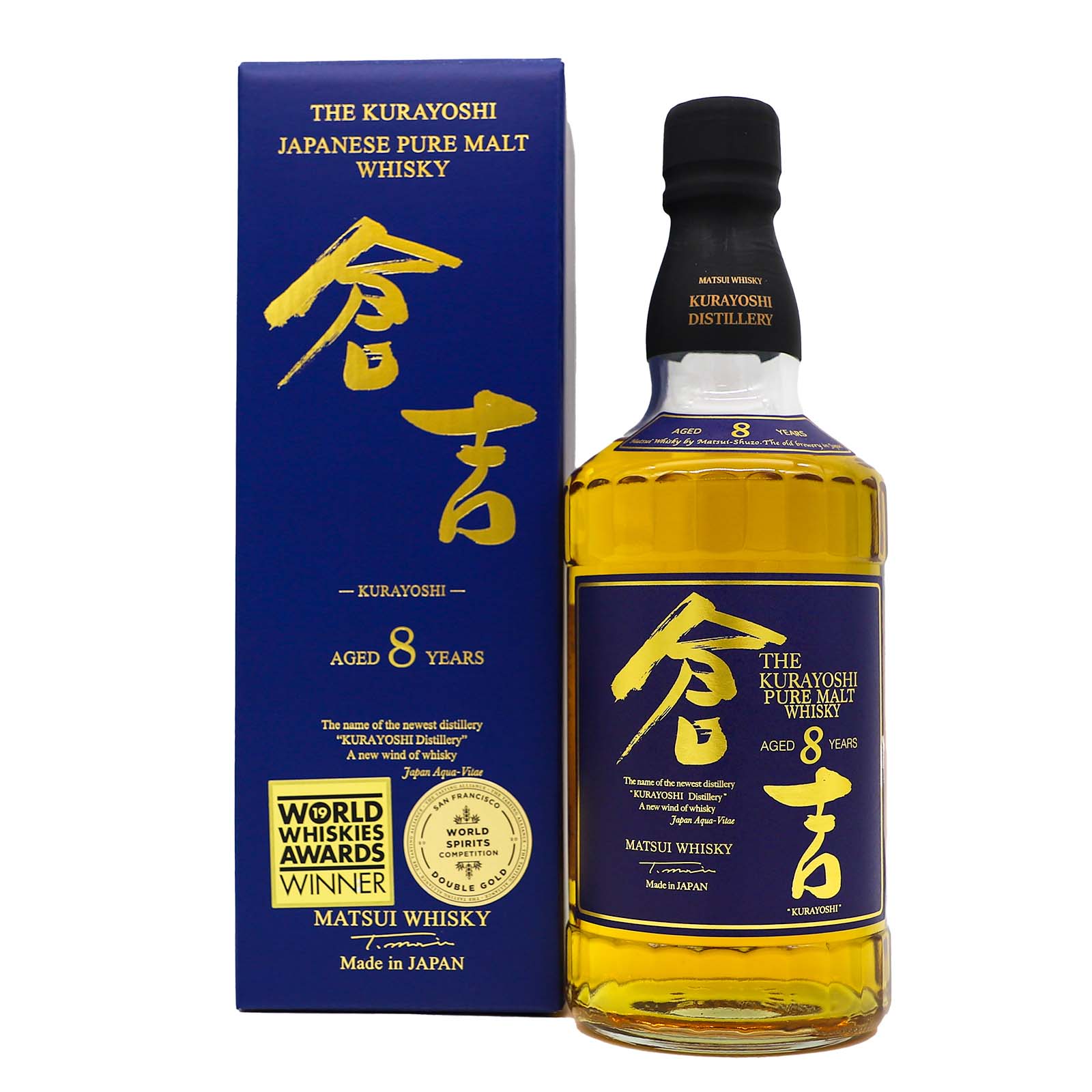 Matsui Whisky The Kurayoshi 8 Years Japanese Pure Malt Whisky 700ml