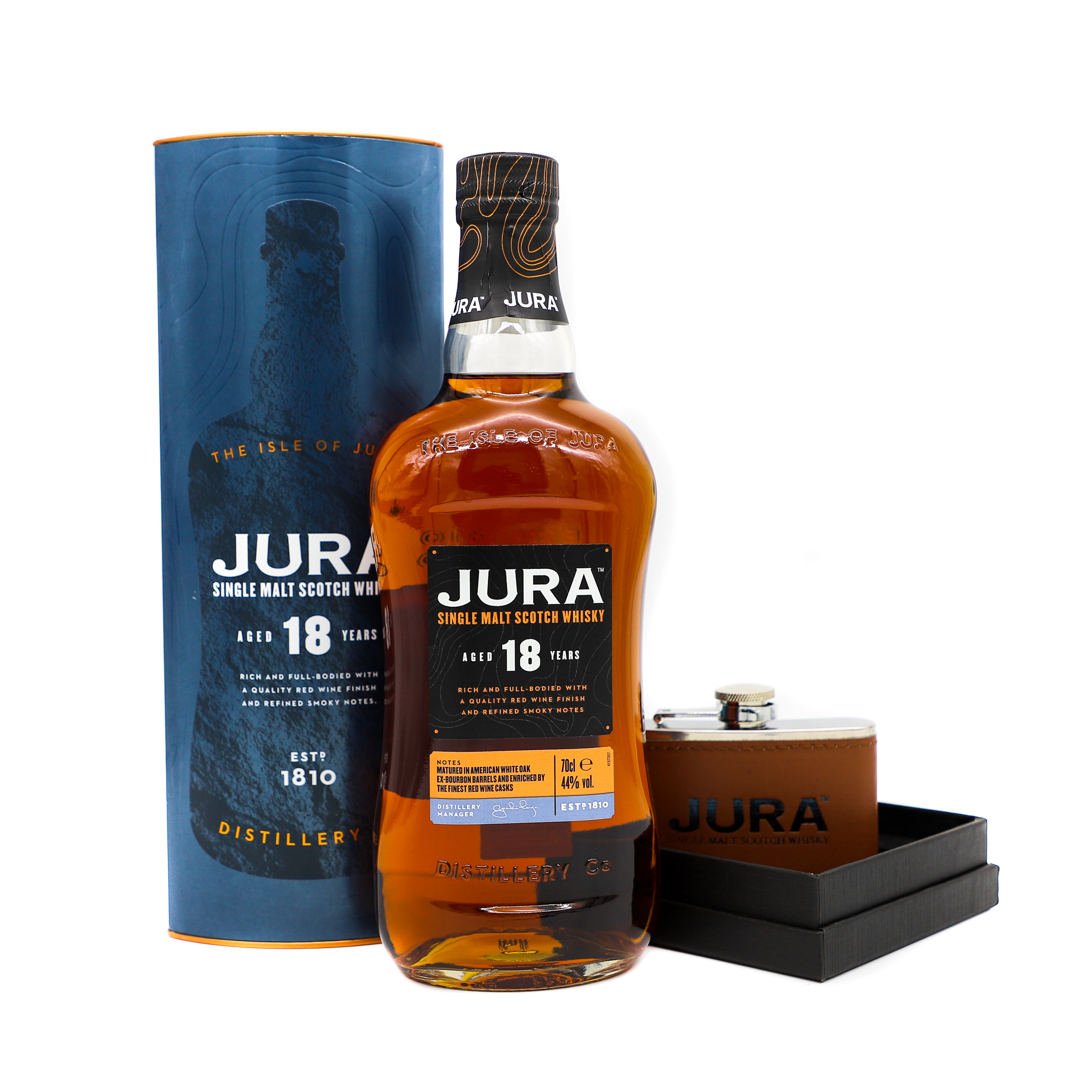 Jura 18 Year Old Single Malt Scotch Whisky 700ml with Free Gift Jura