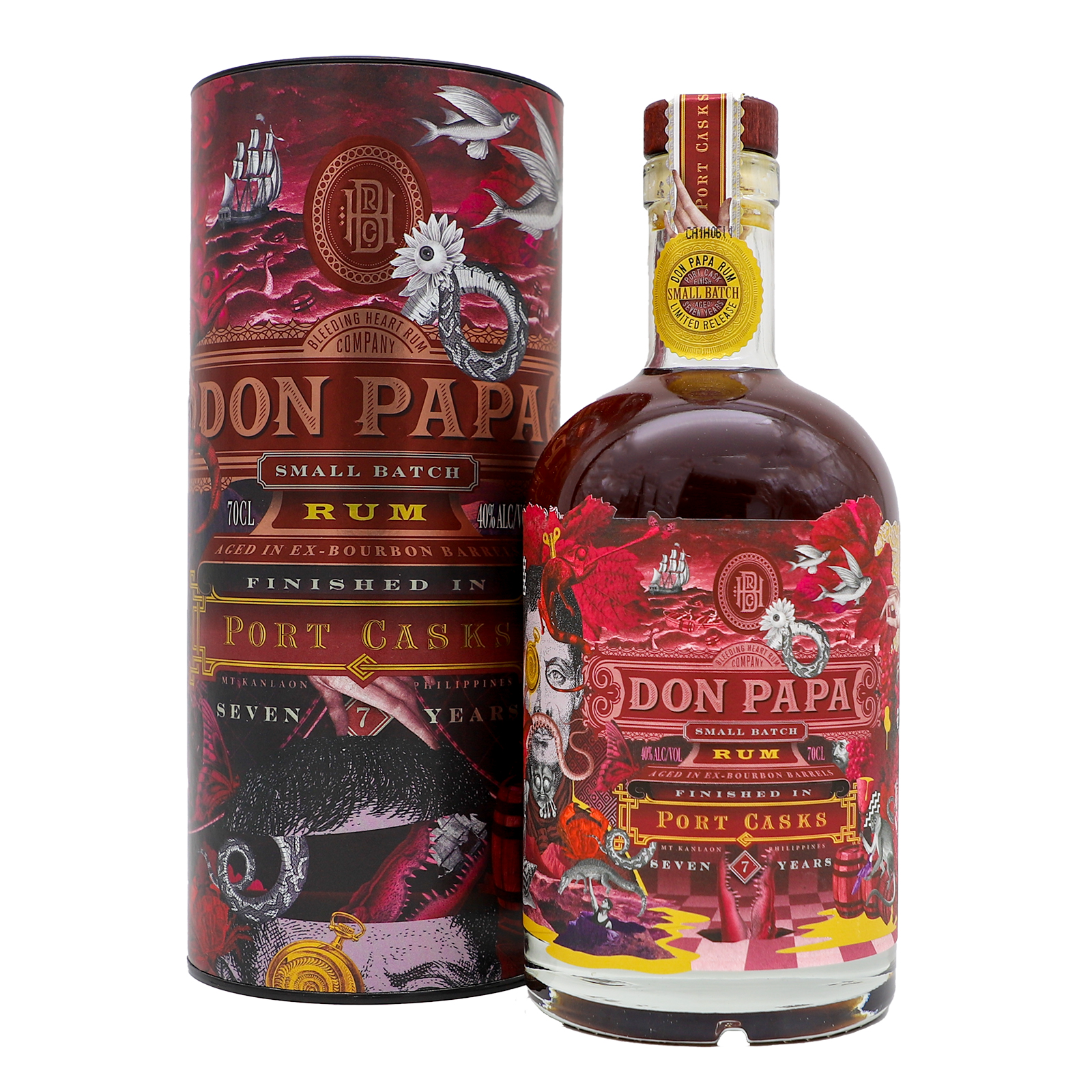Don Papa Limited Edition 7 Year Port Cask Aged Rum 700ml