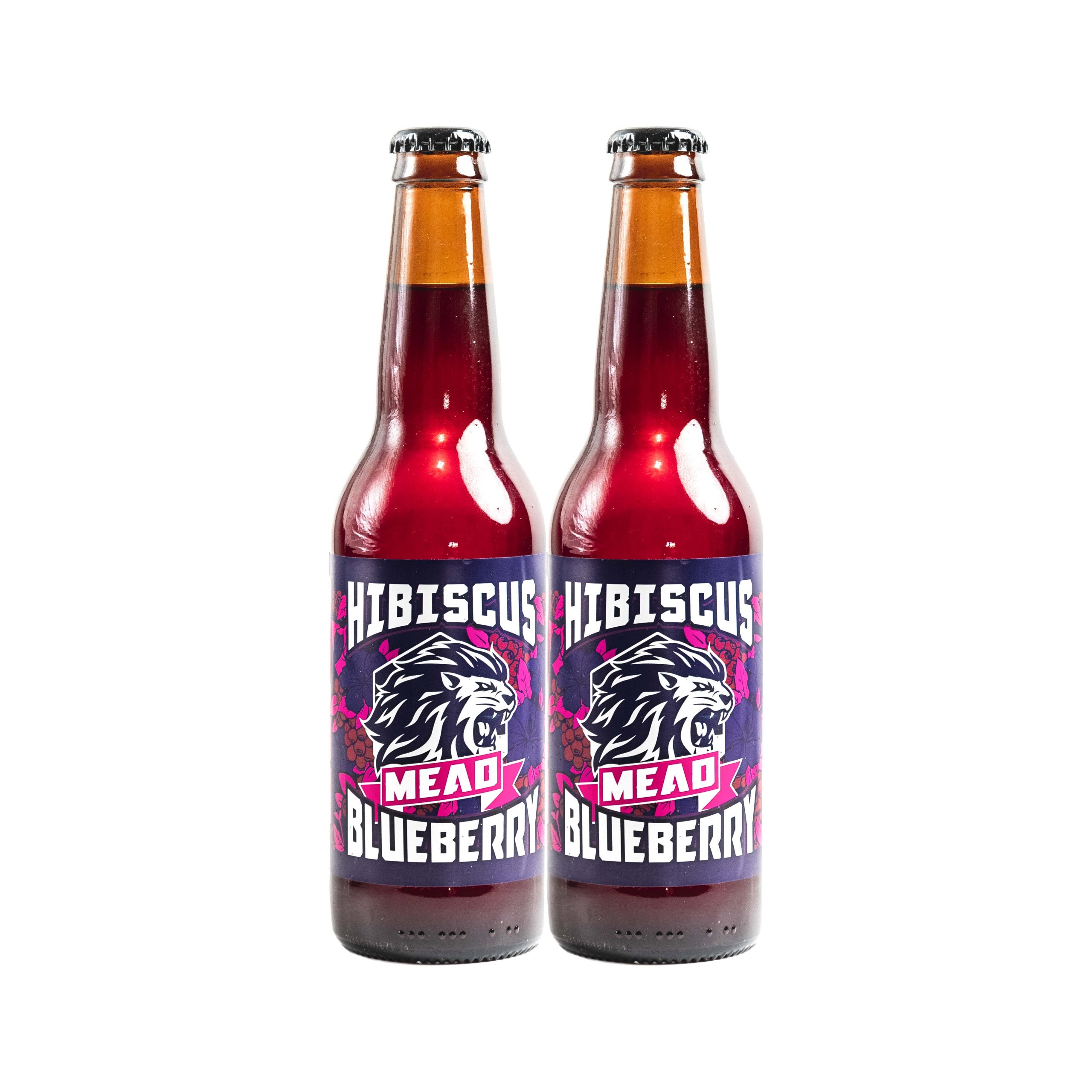Lion City Meadery Hibiscus Blueberry Mead (2x 330ml)