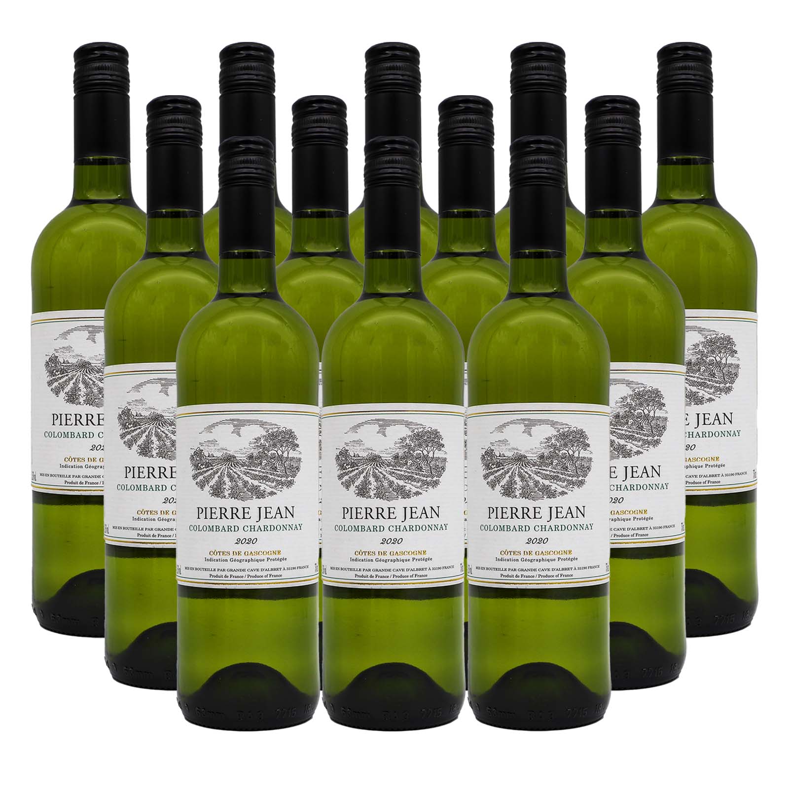 Pierre Jean Columbard Chardonnay (12x750ml) [ White Wine ]