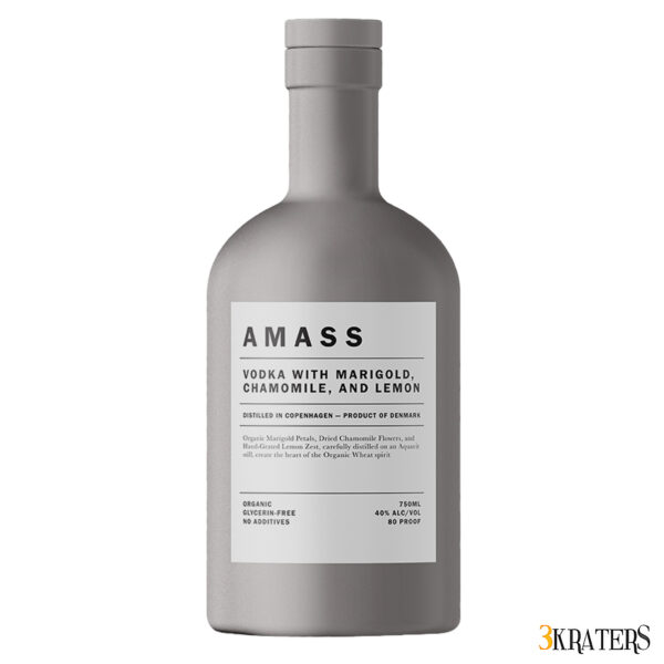 Amass Vodka With Chamomile Marigold and Lemon