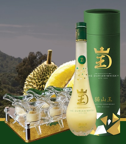 Musang King Mao Shan Wang Durian + Whisky 260ml