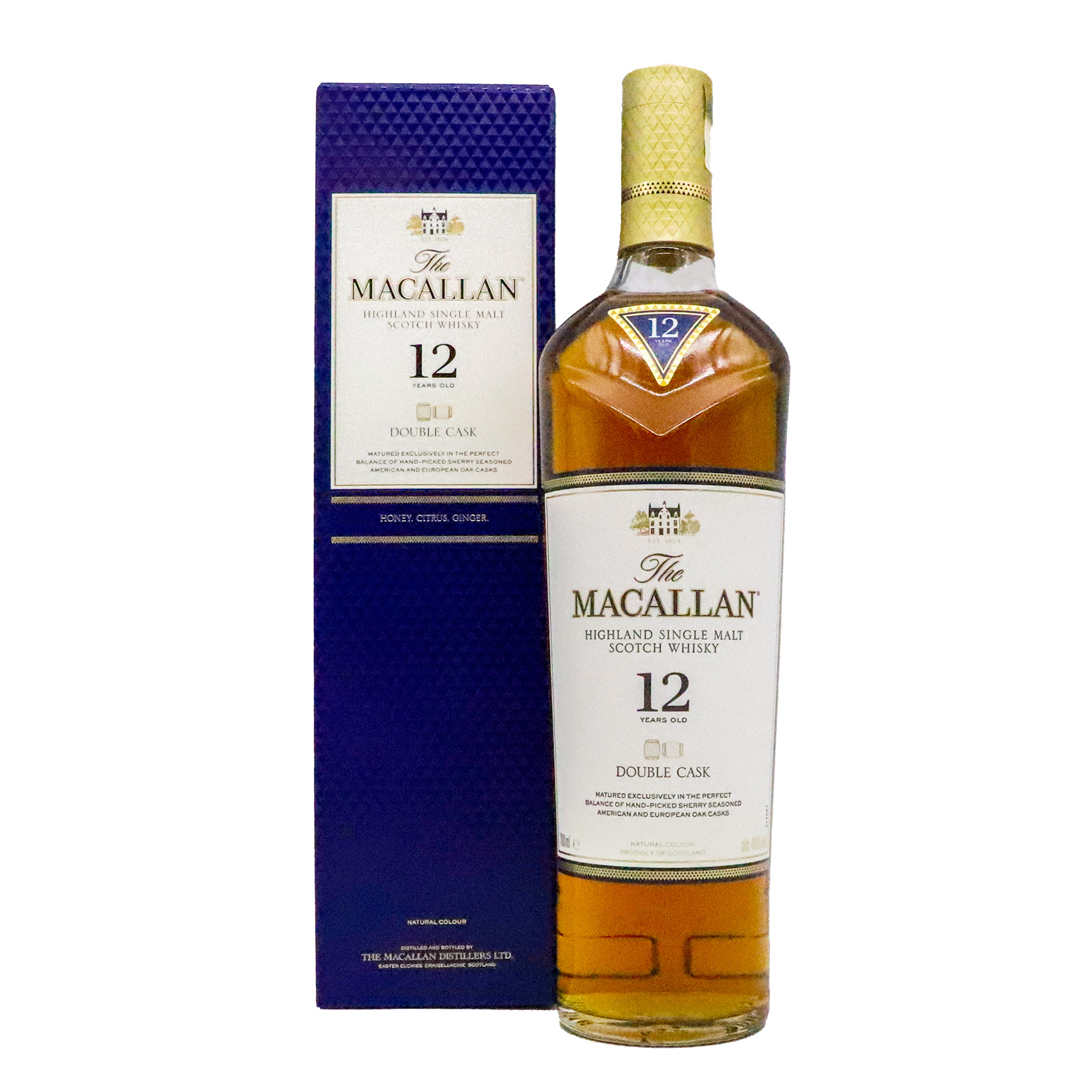 The Macallan 12 Year Old Double Cask Highland Single Malt Scotch Whisky 700ml