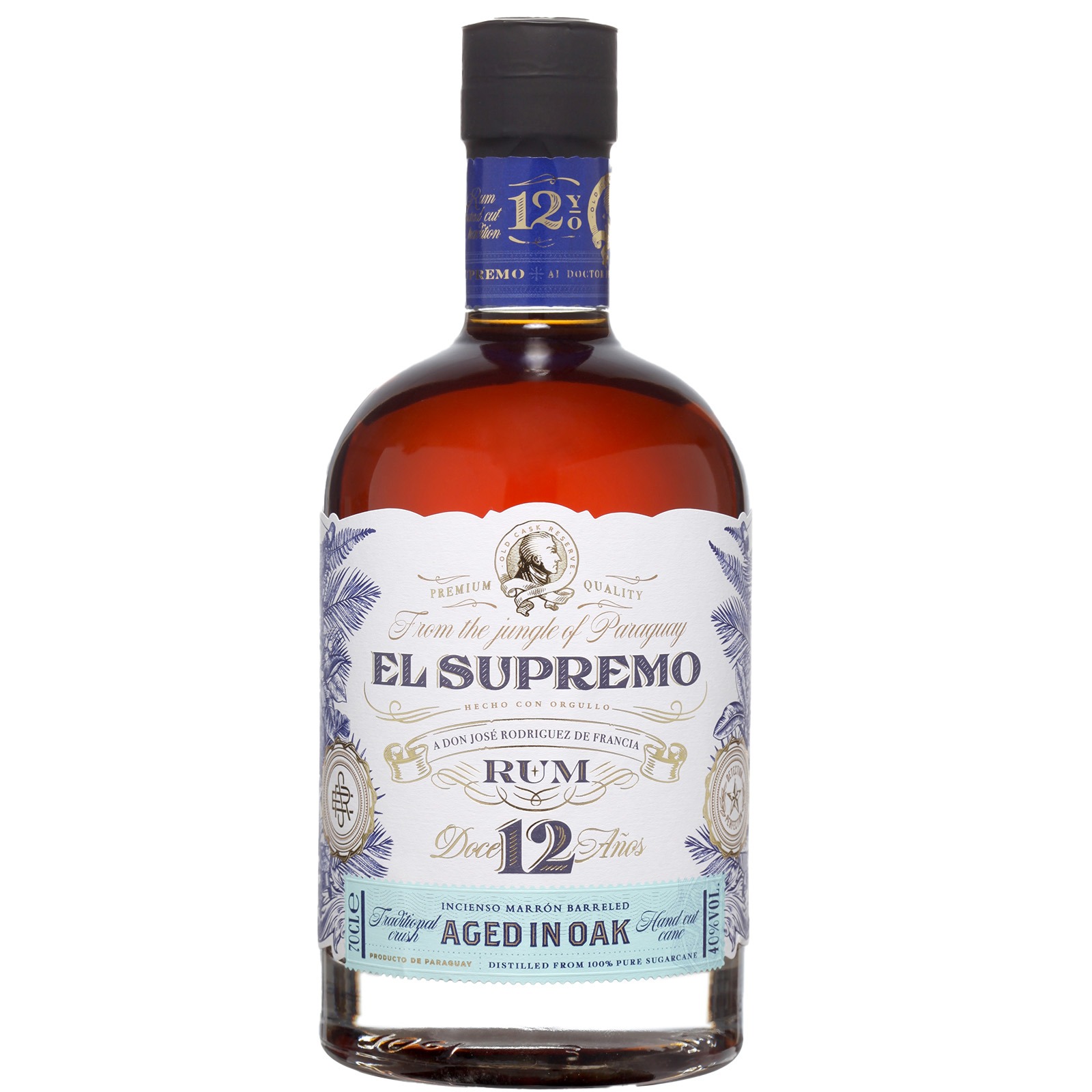 El Supremo 12 Year Old Rum 700ml